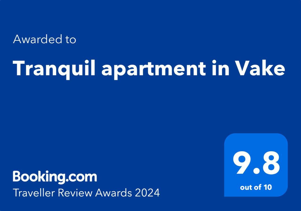 Tranquil Apartment In Vake Tiflis Exterior foto